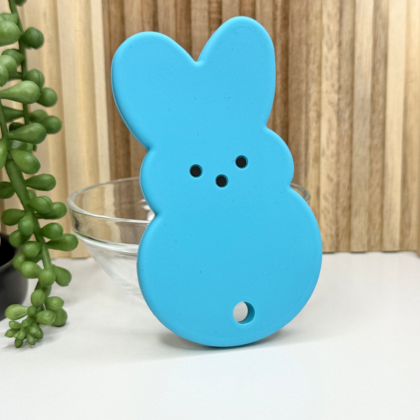 Blue Peeps Silicone Teether